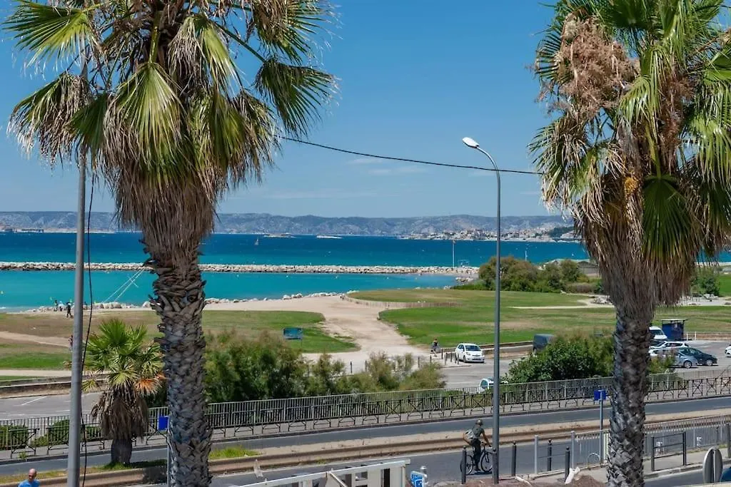 Superbe Appart/ 2Ch / 4 Pers / Terrasse / Vue Mer Marseille France